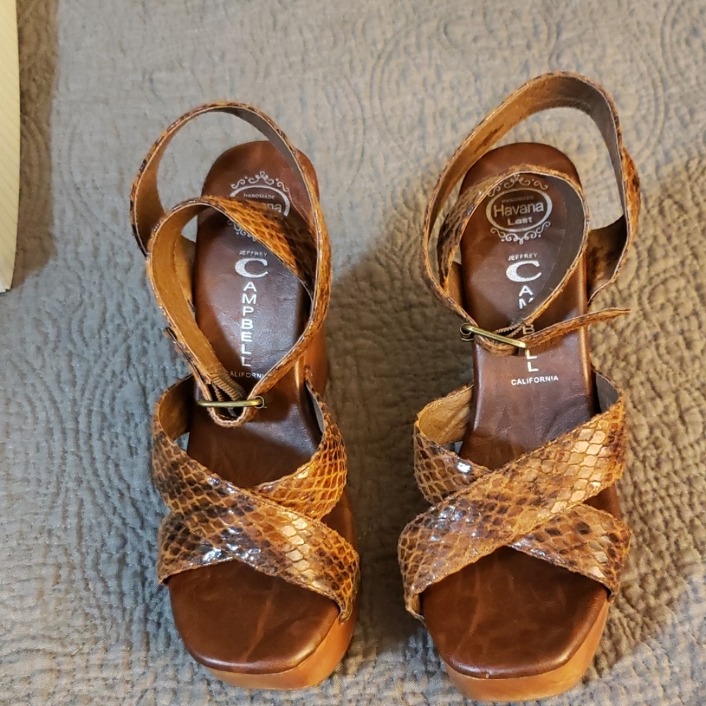 Jeffery Campbell wooden wedges